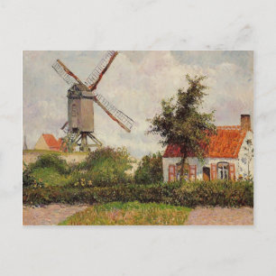 Carte Postale Camille Pissarro - Moulin à Knokke, Belgique