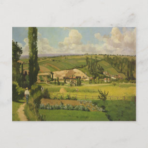 Carte Postale Camille Pissarro   Paysage aux patis, Pointoise