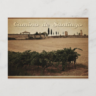 carte postale Camino de Santiago