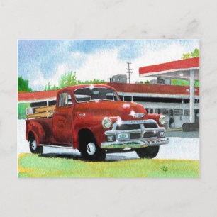 Carte postale Camion antique 1954