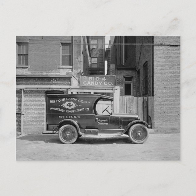 Carte Postale Camion Big Four Candy Co. (Devant)