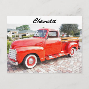 Carte Postale Camion Chevrolet vintage