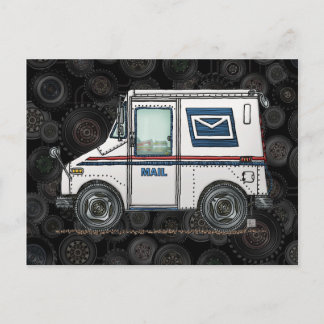 Carte Postale Camion Courrier