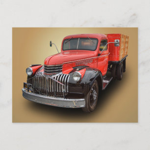 CARTE POSTALE CAMION DE CHEVROLET 1947