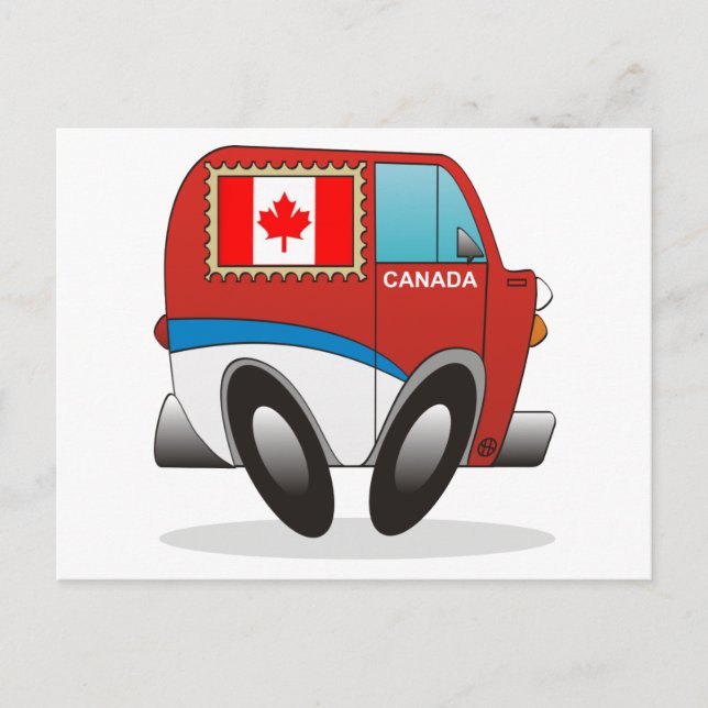 Carte Postale Camion de courrier Canada (Devant)