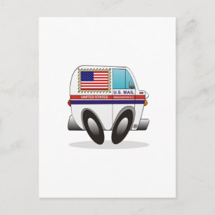 Carte Postale Camion de courrier États-Unis