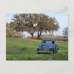 Carte Postale Camion de ramassage Chevy Camion Vieux Pays Camion