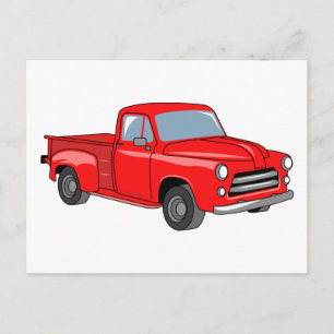Carte Postale Camion de ramassage classique