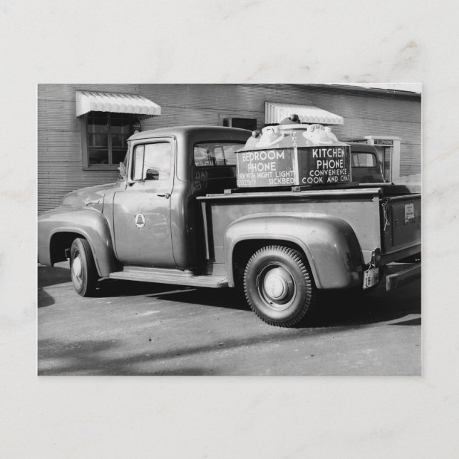 Carte Postale Camion de téléphone Bell Dyersburg Tennessee (Devant)