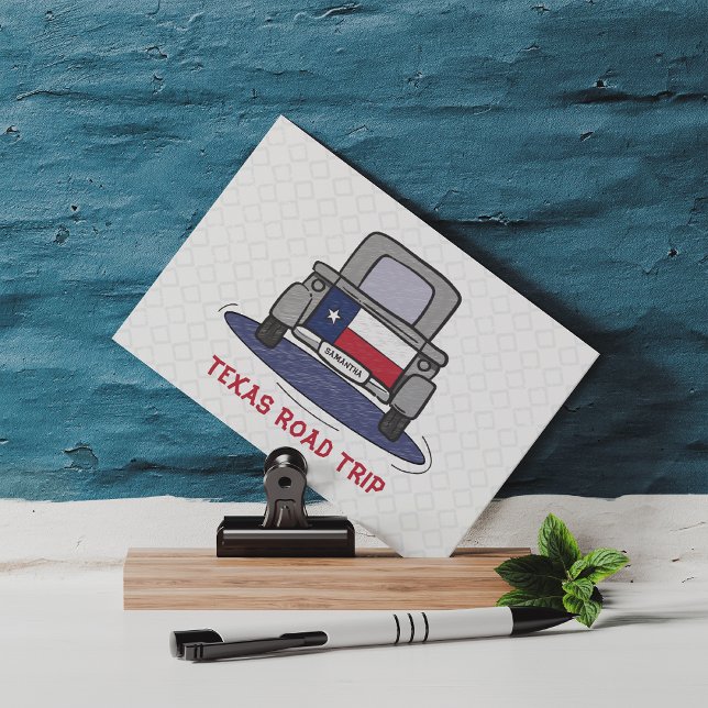Carte Postale Camion de Texas Road Trip State (Créateur téléchargé)