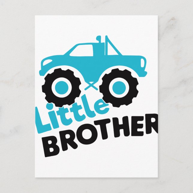 Carte Postale Camion Little Brother Monster (Devant)