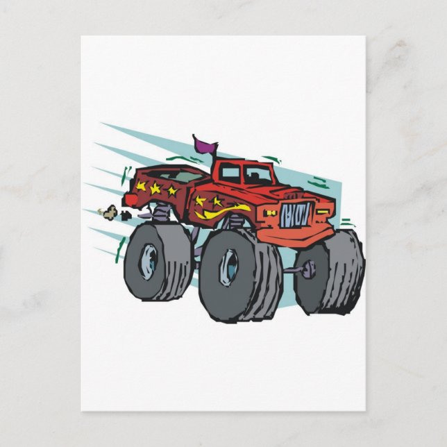 Carte Postale camion monstre (Devant)