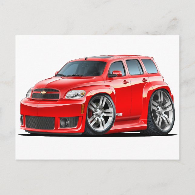 Carte Postale Camion rouge HHR SS Chevy (Devant)