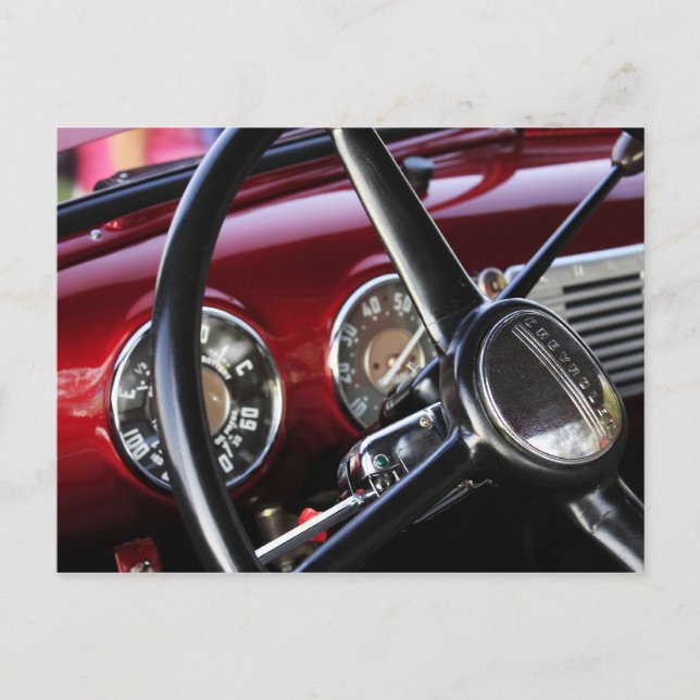 Carte Postale Camion vintage Chevy (Devant)