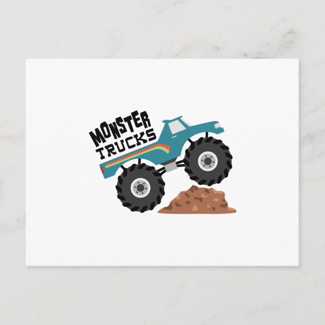 Carte Postale Camions Monster (Devant)
