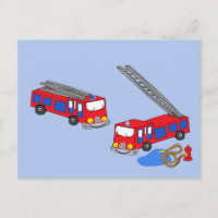 Camions pompiers rouges