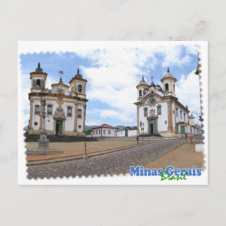 Carte Postale Camiseta Minas Gerais Brasil
