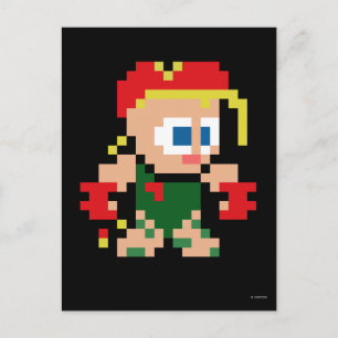 Carte Postale Cammy à 8 bits