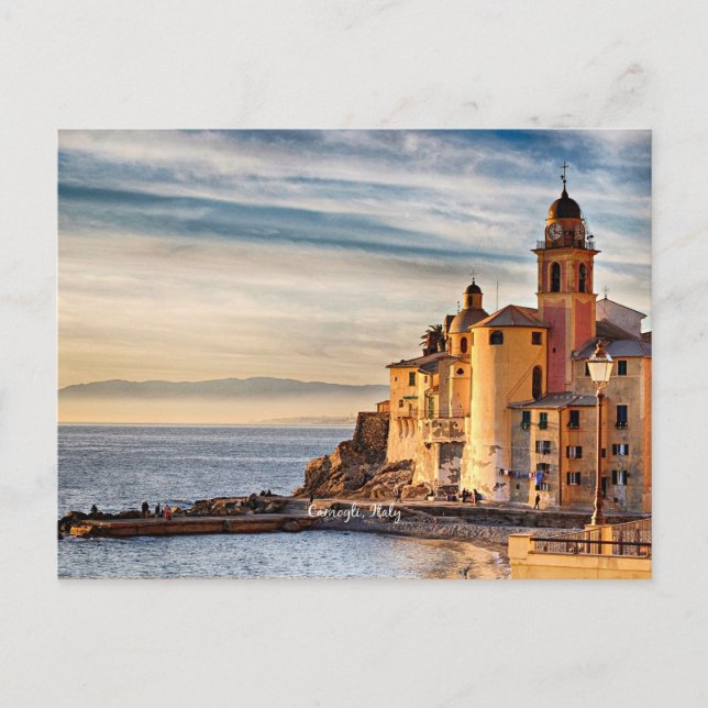 Carte Postale Camogli, Italie (Devant)