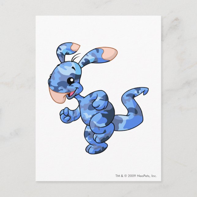 Carte Postale Camouflage de Blumaroo (Devant)