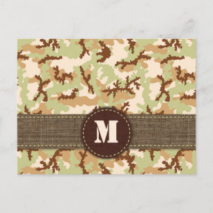 Carte Postale Camouflage du désert