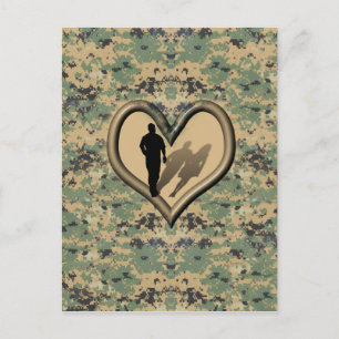 Carte Postale Camouflage d'une femme disparue