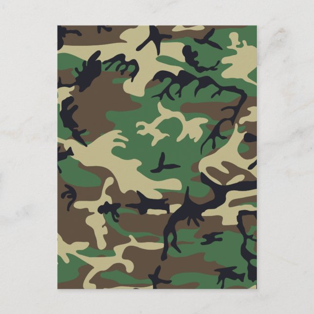 Carte Postale Camouflage militaire (Devant)