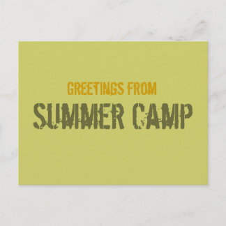 Carte postale Camp d'été
