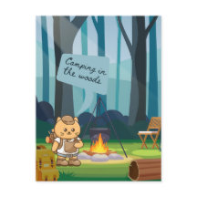 Camp d'été dans les bois