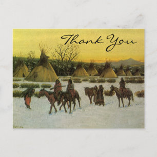 Carte Postale Camp sioux de Hauser à Wounded Knee