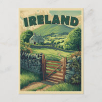 Campagne d'Irlande vintage