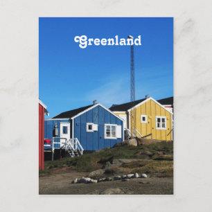 Carte Postale Campagne du Groenland