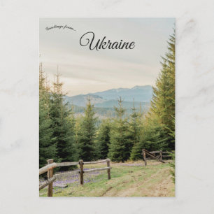 Carte Postale Campagne en Ukraine