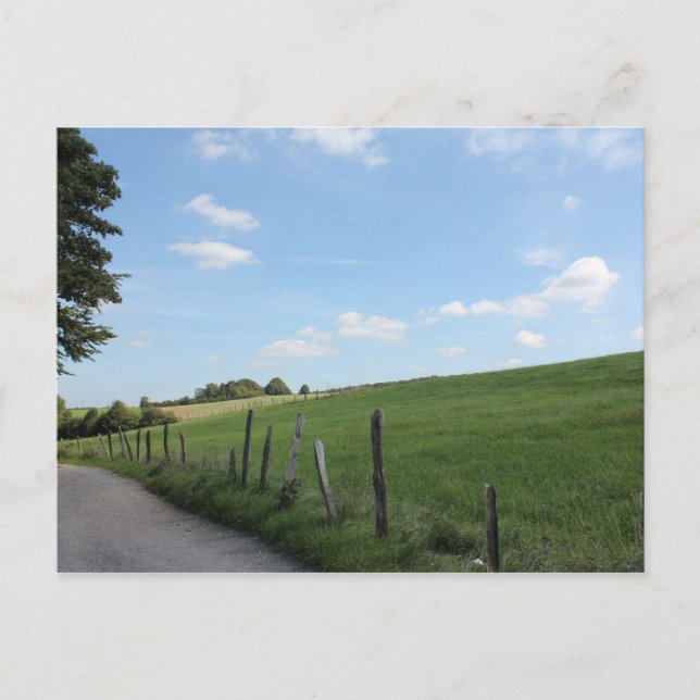 Carte Postale Campagne pittoresque allemande "Bergisches Land" (Devant)