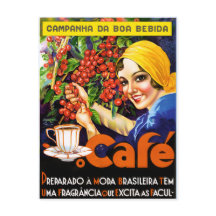 Campanha Da Boa Bebida Café Vintage Annonce Poster