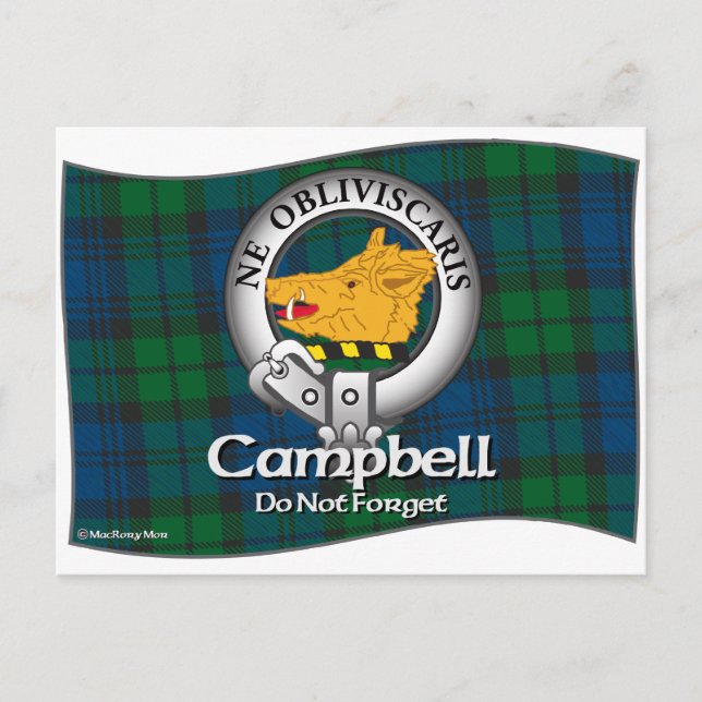 Carte Postale Campbell Clan (Devant)