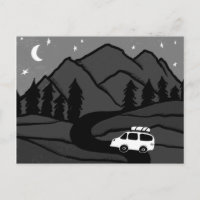 Campervan Mounts Vanlife RV Moon B&W
