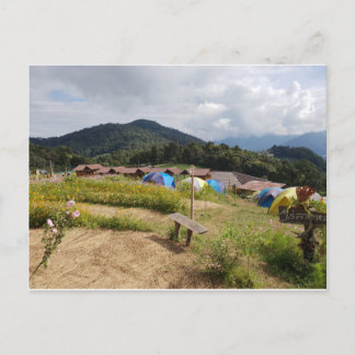 Carte Postale Camping à Chiang Mai Thaïlande