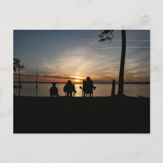 Carte Postale Camping de plage (Devant)