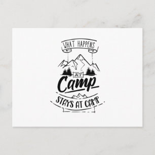 Carte Postale Camping Funny Camper Dit Camping