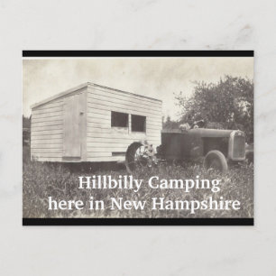 Carte Postale Camping Hillbilly,