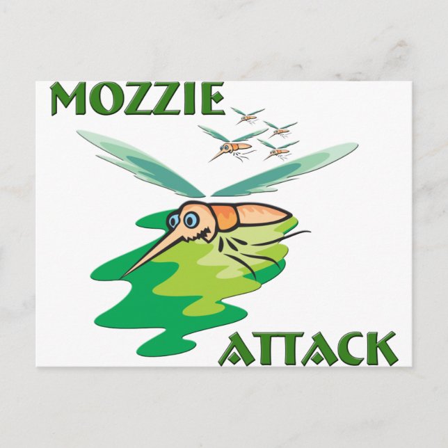 Carte Postale Camping Mozzie (Devant)