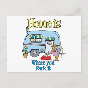 Carte Postale Camping Rv