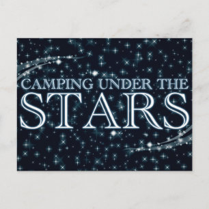 Carte Postale Camping sous les étoiles