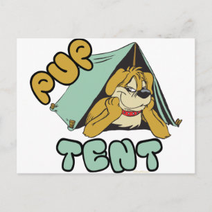 Carte Postale Camping Tente Pup