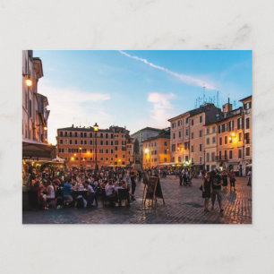 Carte postale Campo de' Fiori Rome Coucher de so