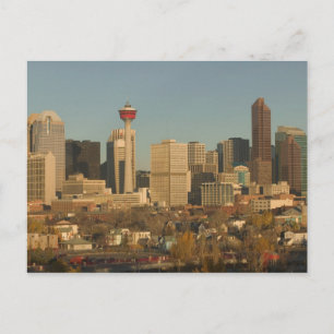 Carte Postale Canada, Alberta, Calgary : Skyline de la ville à p