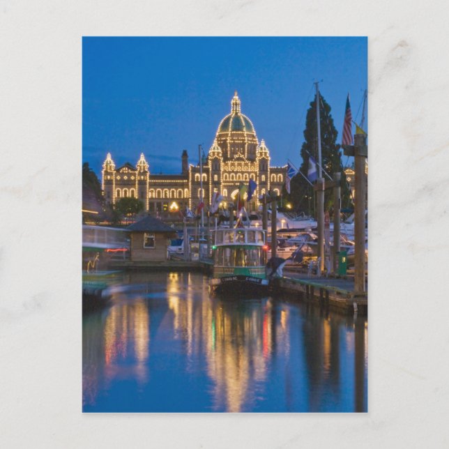 Carte Postale Canada, Colombie-Britannique, Victoria, Intérieur (Devant)