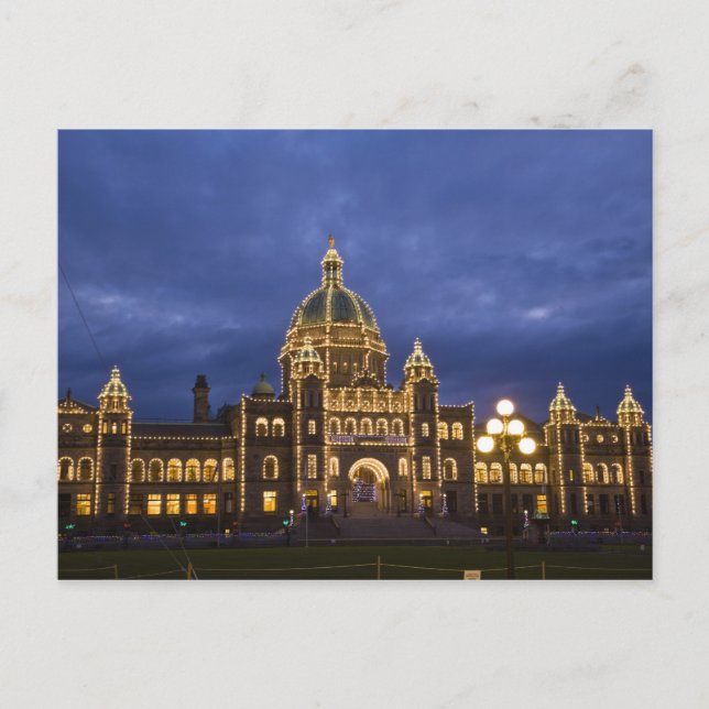 Carte Postale CANADA, Colombie-Britannique, Victoria. Soirée, (Devant)