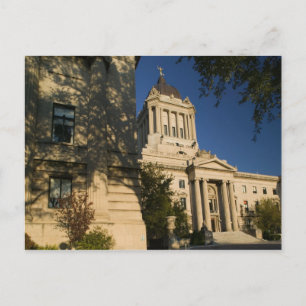 Carte Postale Canada, Manitoba, Winnipeg : Édifice législatif du